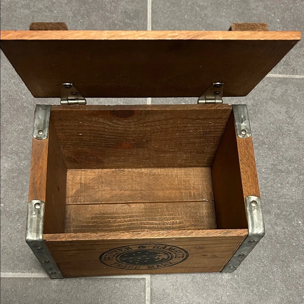 Antique Procter & Gamble P&G Moon Stars Wooden Advertising Crate Box
